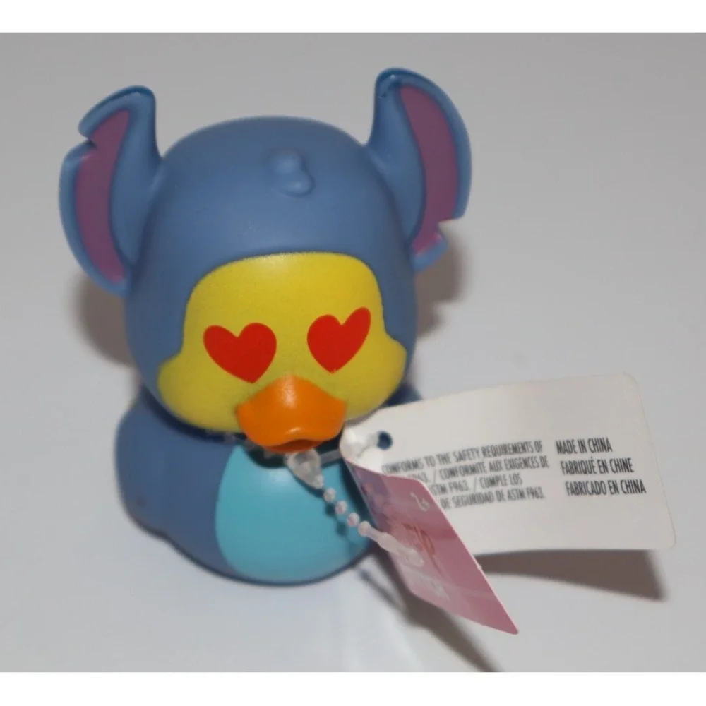 Disney Mickey Minnie Mouse Stitch Valentine's Day Rubber Ducks Cruise Set 3 NEW